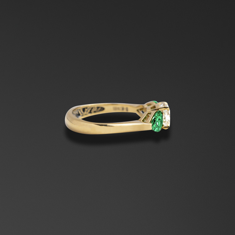 Bague branche Cachée