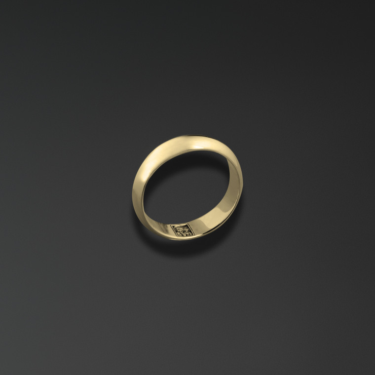 Anello di fidanzamento con l'immagine della Madre di Dio «Kazan»